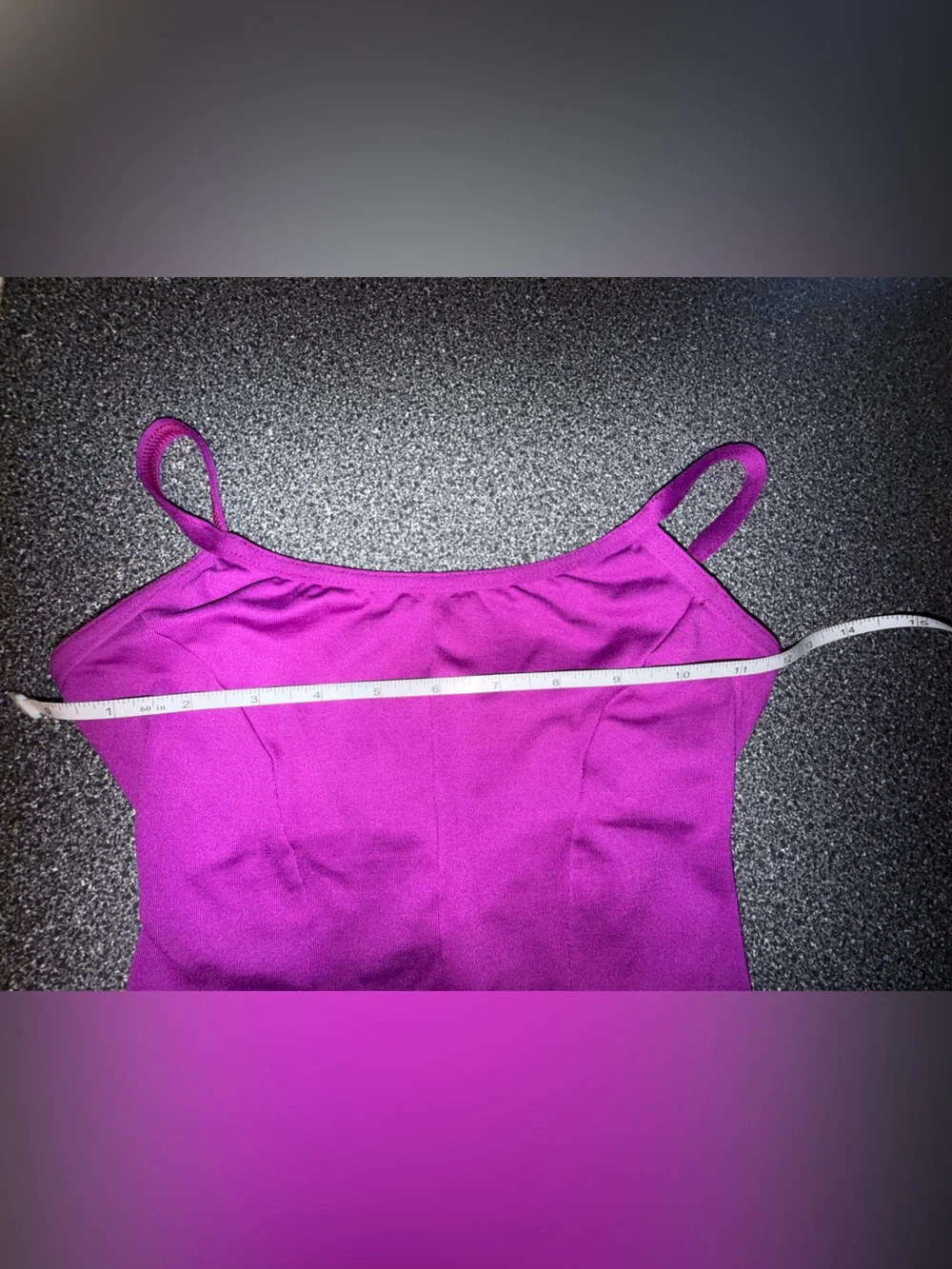 Motionwear Leotard Bright Fuchsia Tank One-Piece Size Adult Petite Small